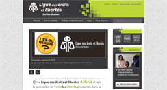 Desktop Screenshot of liguedesdroitsqc.org